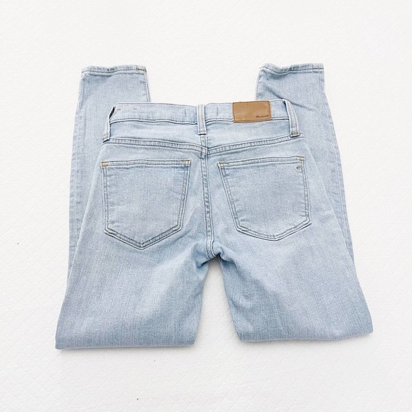 Madewell 9" High Rise Skinny Denim Jeans Button Fly Light Wash SZ23 - Picture 7 of 9